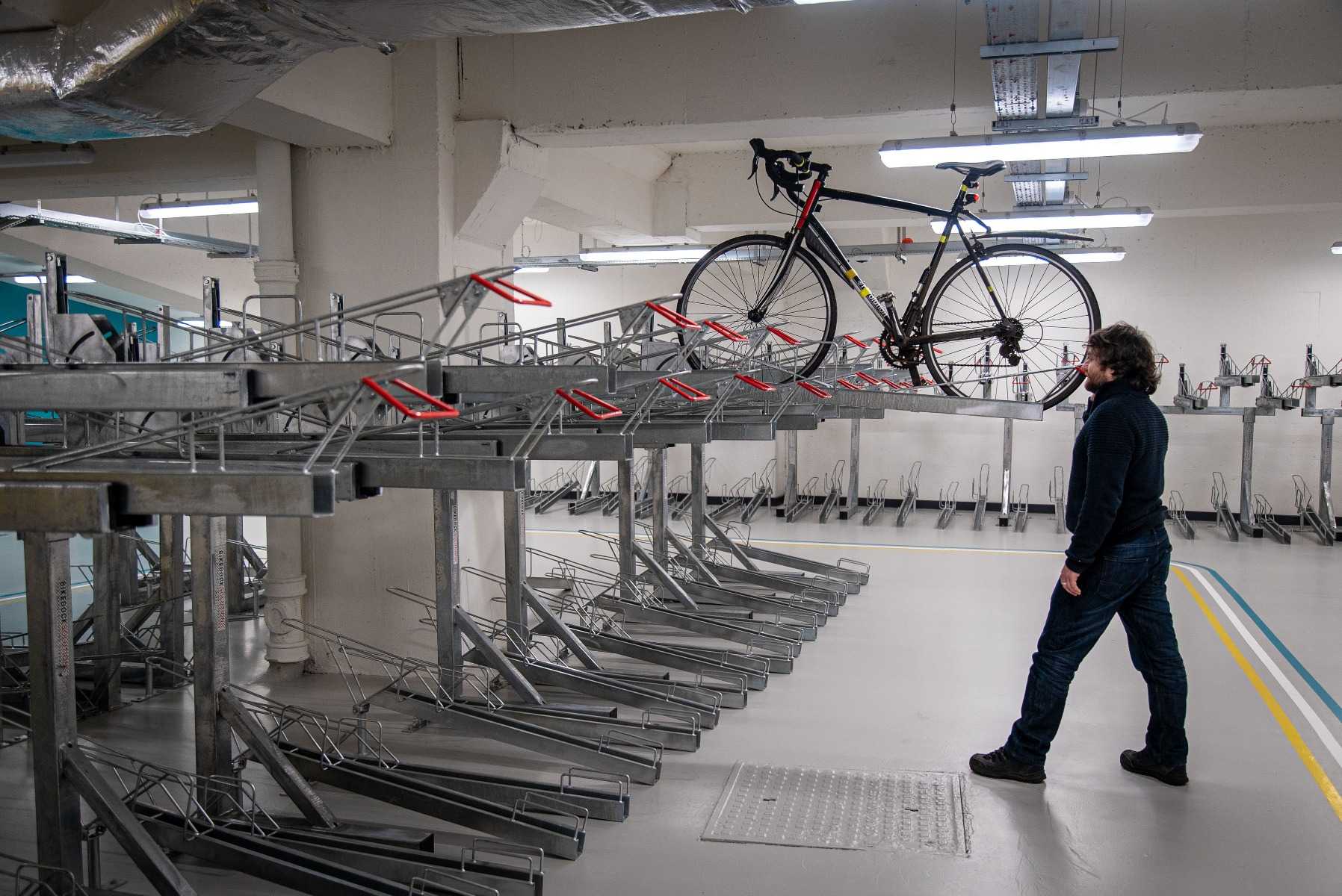Rack à vélo deux niveaux BikeSafe
